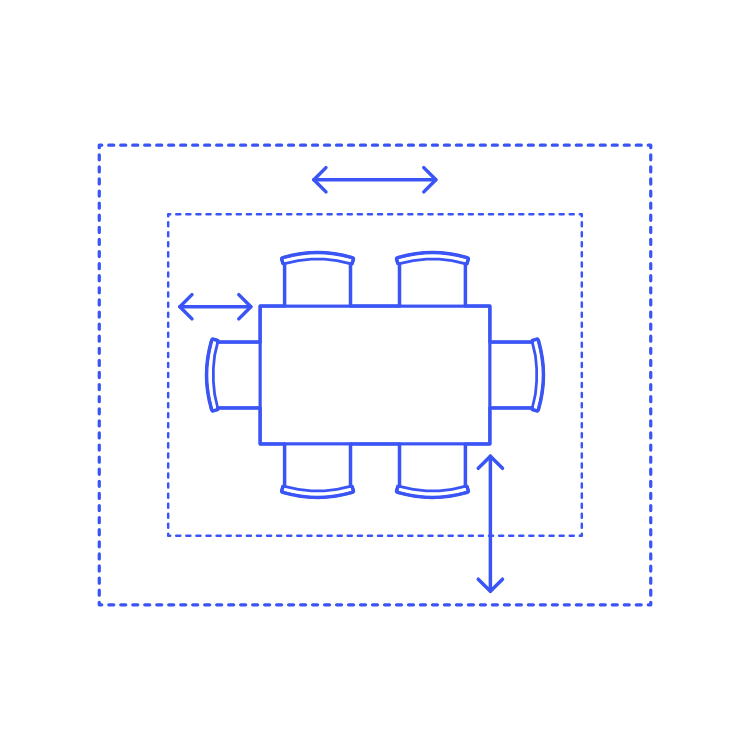Layouts Dining Rooms Clearances Cad Style Svg Vector Free Vectors
